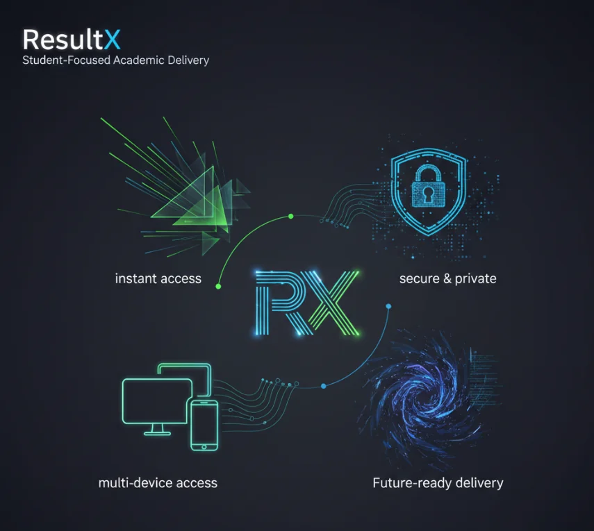 Student checking exam result online